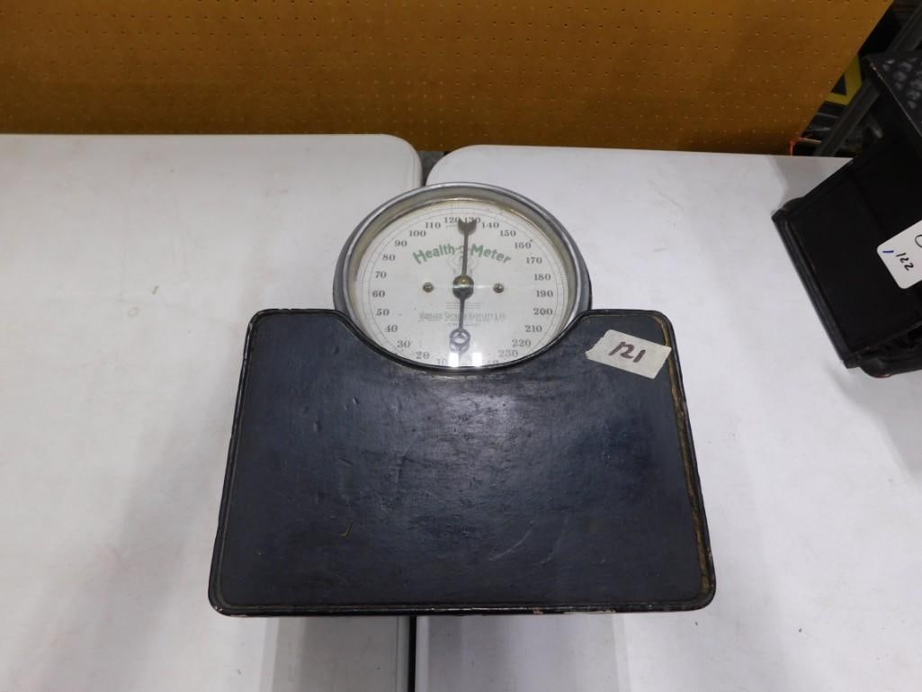 Antique Continental Health O Meter Gym Scale - Hibbard Spencer Bartlett & Co (1 of 7)