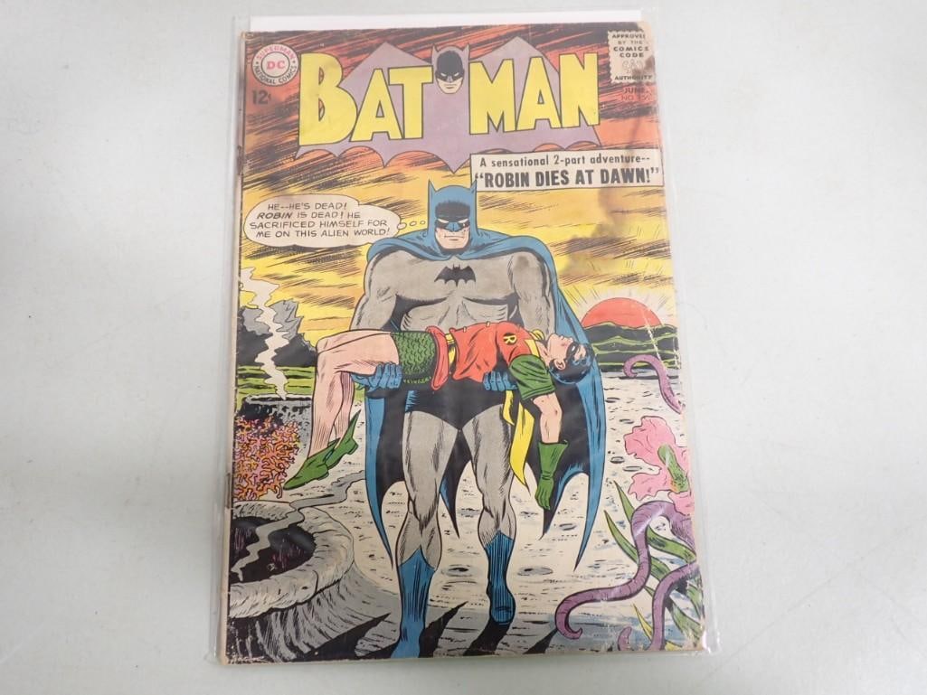 1963 Batman #156 Robin Dies at Dawn 12 Cent Comic Book (1 of 5)