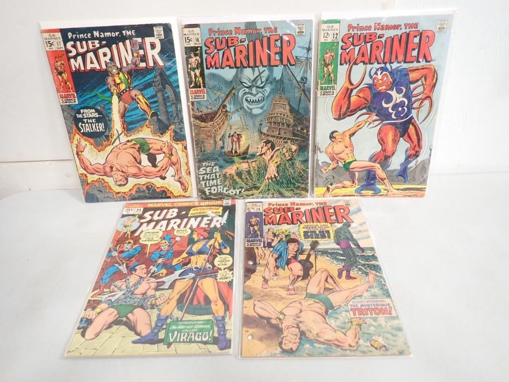 5 Sub-Mariner Comic Books (1 of 7)