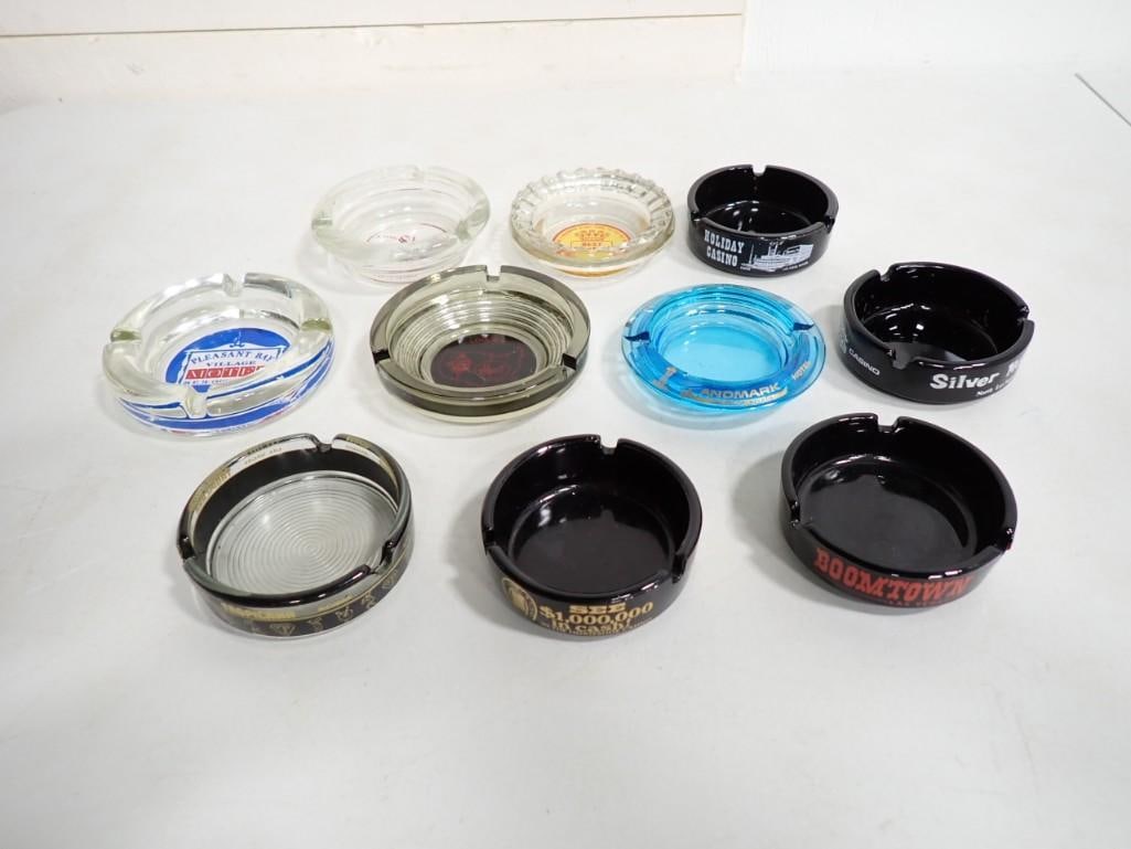 10 Vintage Ashtrays incl Las Vegas Casinos, etc (1 of 10)