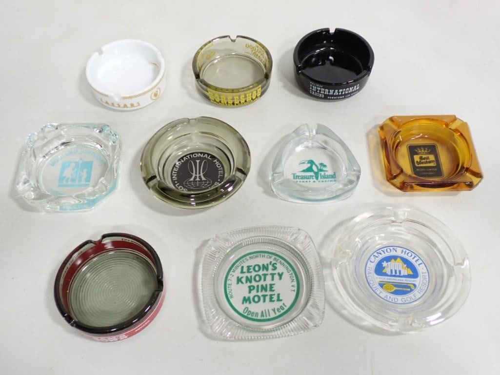 10 Vintage Advertising Ashtrays incl Las Vegas Casinos (1 of 12)