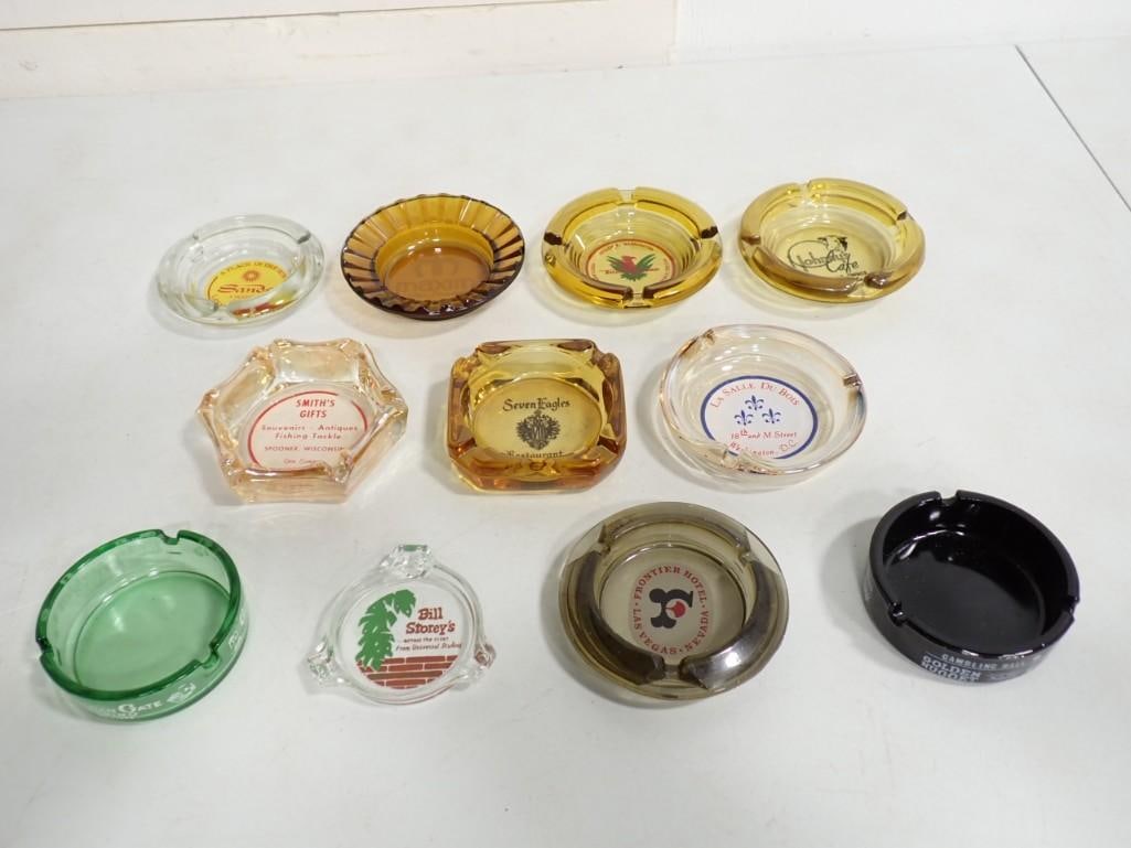 10 Vintage Advertising Ashtrays incl Las Vegas Casinos (1 of 13)