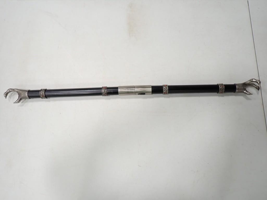 Dual Swords Each Fits Into the Handle of the Other to Form the Sheath Approx 30" Total Length (1 of 8)