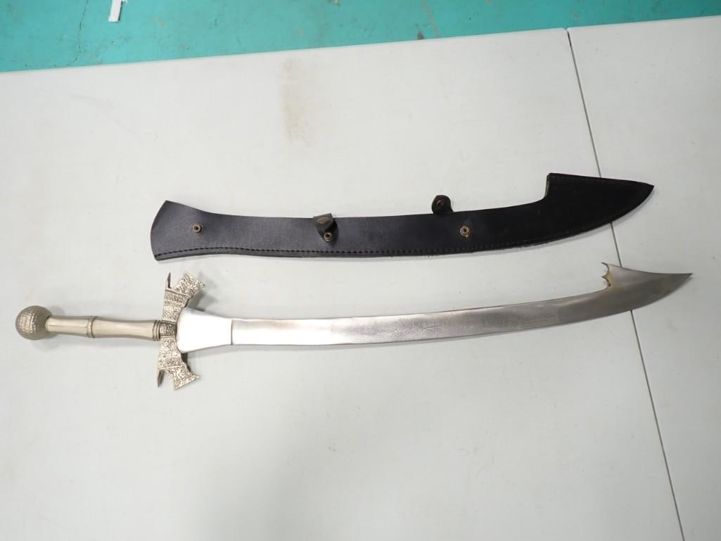 Dagger or Sword with Sheath Approx 34" Total Length (1 of 13)