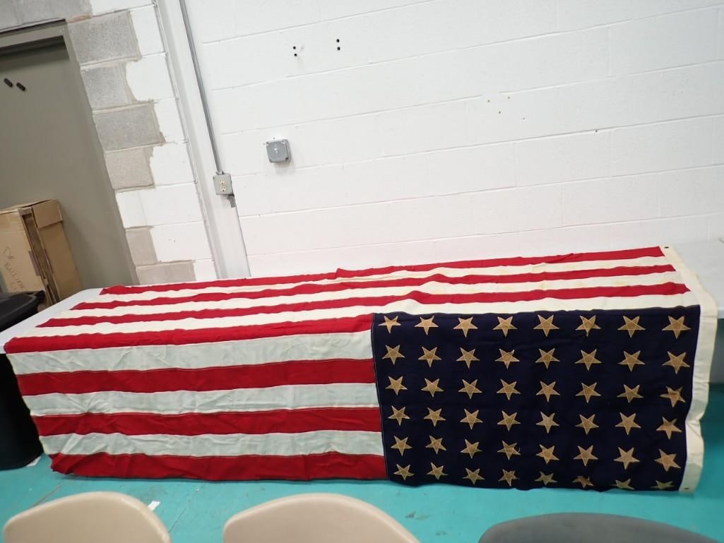 Vintage 48 Star US Flag - Roughly 5' x 9.5' (1 of 6)