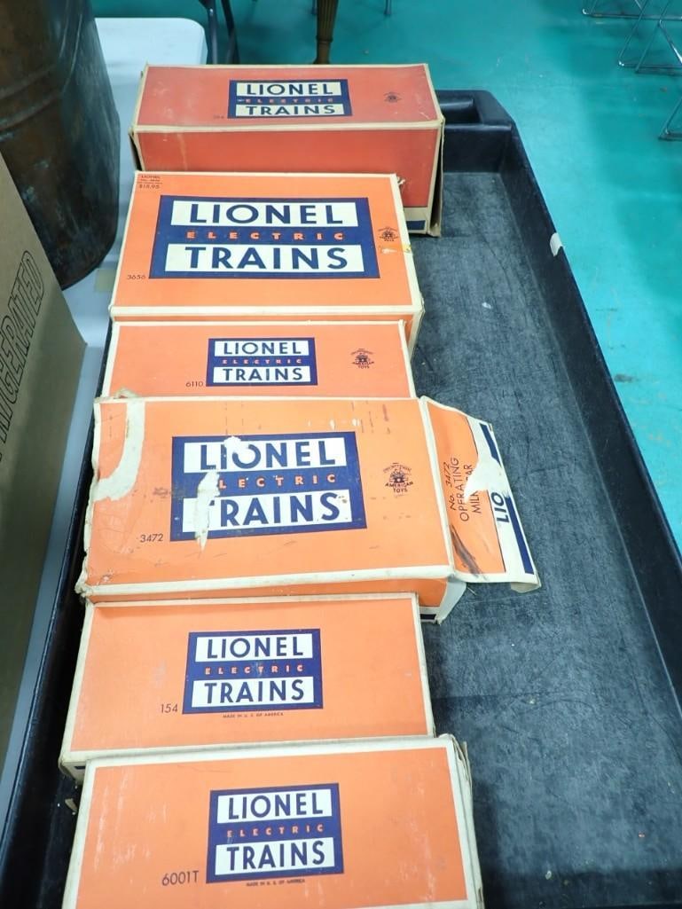Vintage Lionel Trains with Boxes including 3656 6110 3472 154 6001T and 394: Vintage Lionel Trains with Boxes including 3656 6110 3472 154 6001T and 394