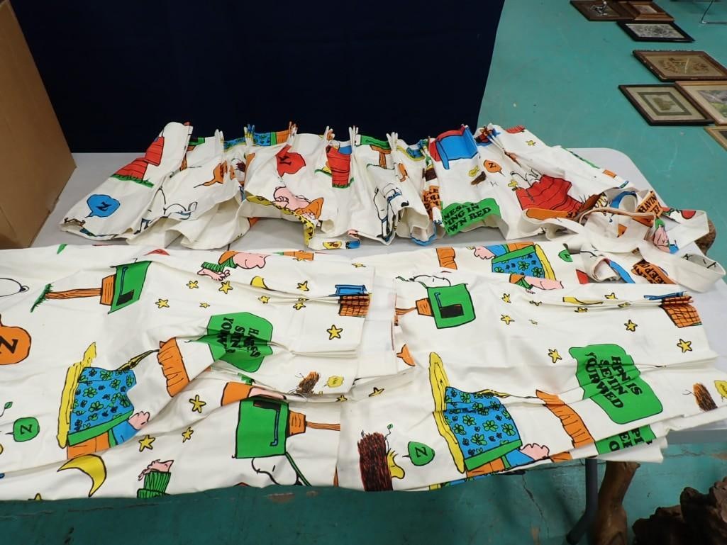 The Peanuts Gang Snoopy Curtain and Valence (1 of 4)
