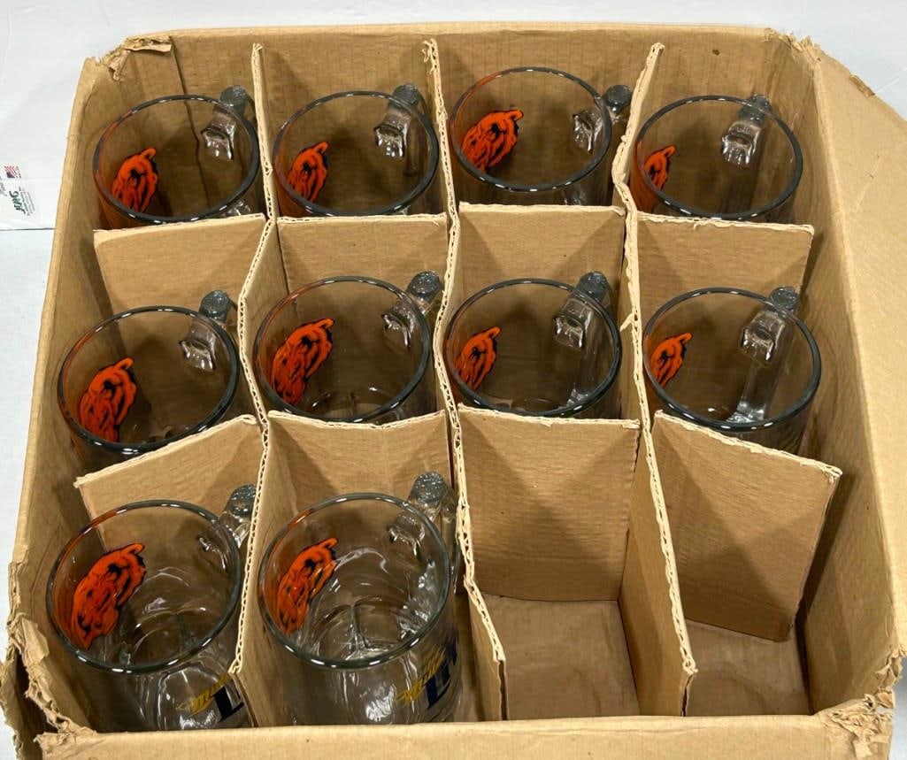 10 Miller Lite Chicago Bears Beer Mugs (1 of 4)