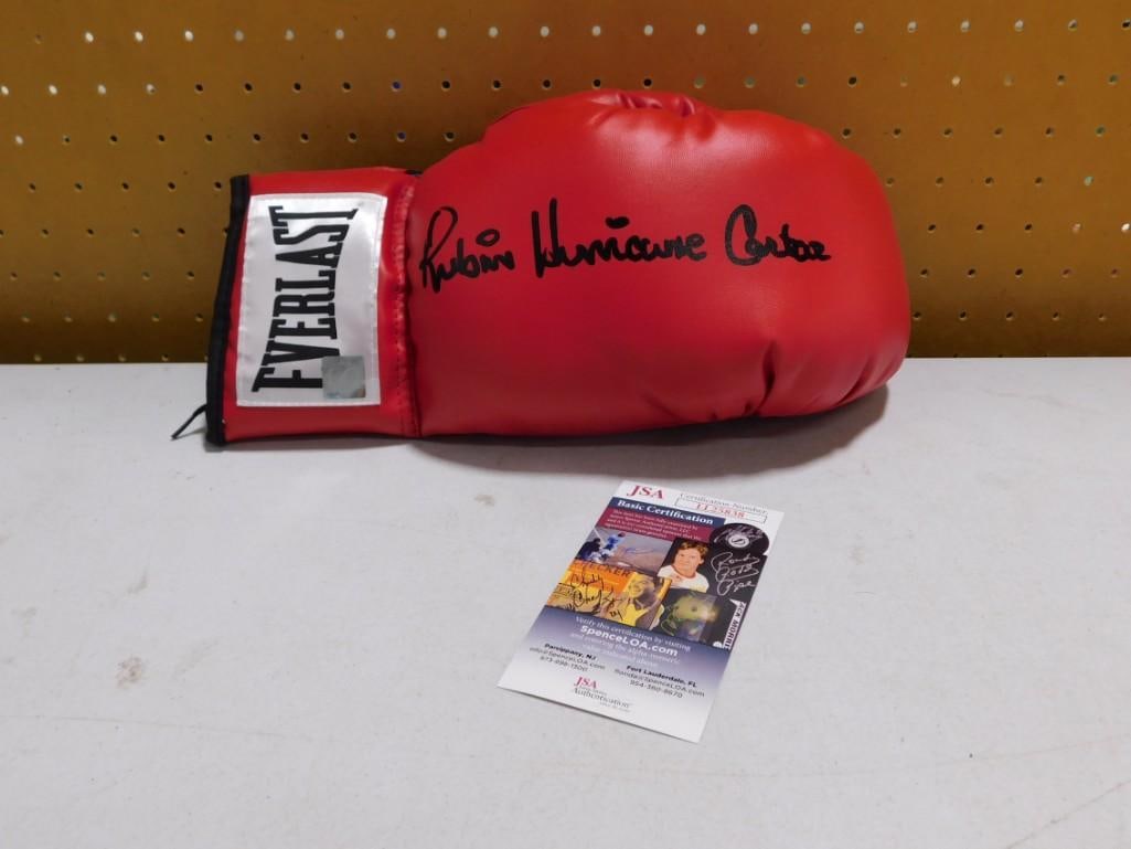 Rubin Hurricane Carter Autographed Boxing Glove with JSA COA (1 of 7)