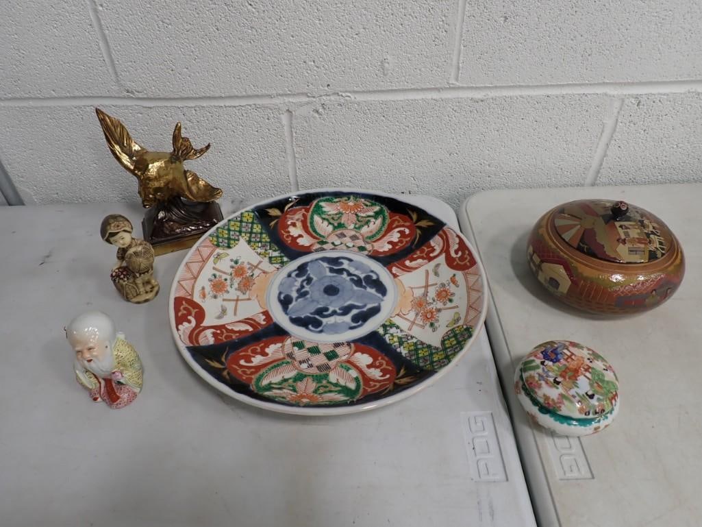 Asian Style Decor - Porcelain, Plate, Jars, Figurines, etc. (1 of 14)