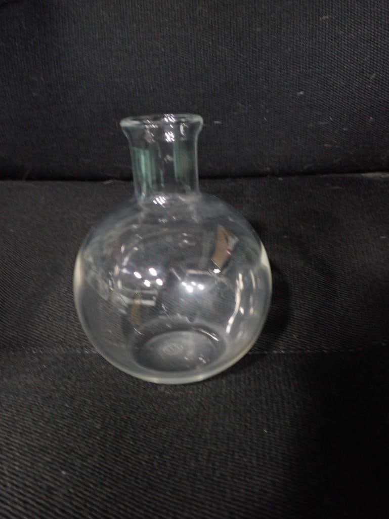 A Baccarat Clear Crystal Bottle Vase, Stamped on the Bottom Height: 5" (1 of 4)