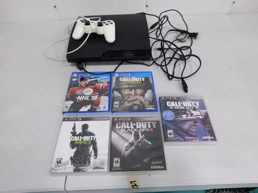PS3 Playstation 3 System with Games Works (1 of 4)