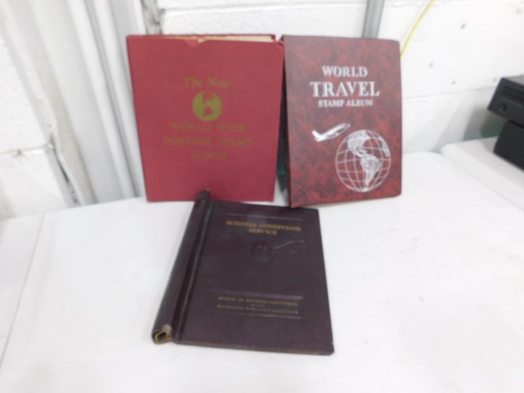 3 Stamp Albums Partially Filled (1 of 9)