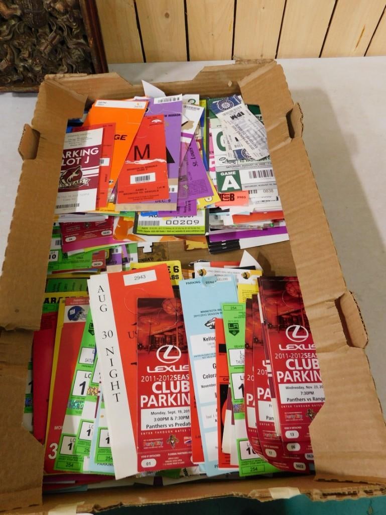 Large Lot of assorted Ticket Stubs (1 of 5)