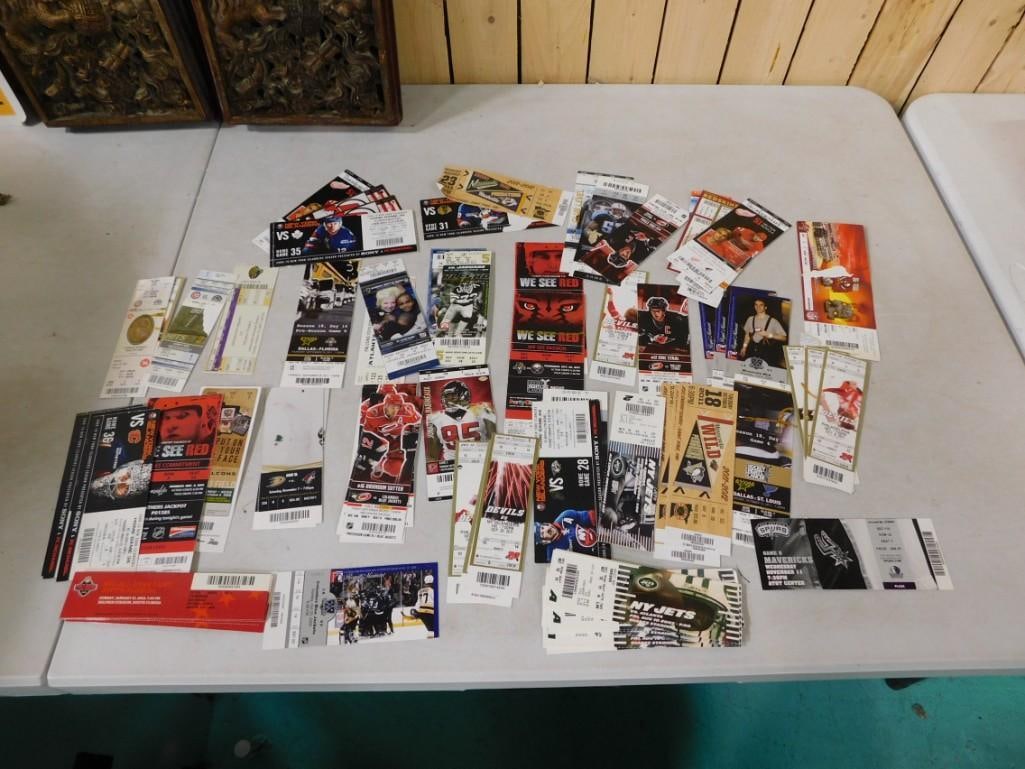 Lot of Assorted Ticket Stubs: Lot of Assorted Ticket Stubs