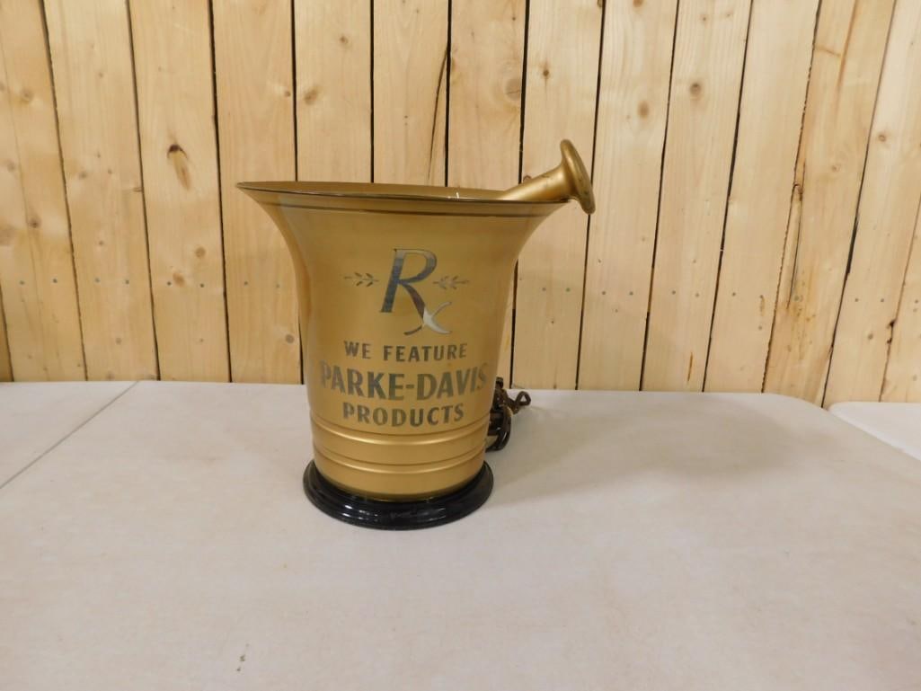 Vintage Parke-Davis Pharmacy Advertising Motion Light - it works (1 of 11)