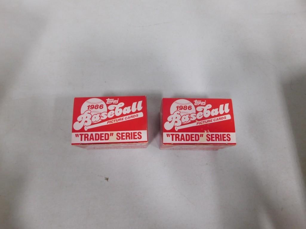 1986 Topps Baseball Traded Series Picture Cards 2 Boxes (1 of 2)