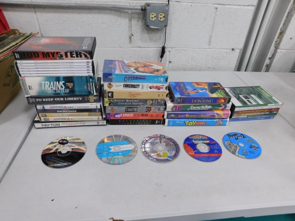 DVD and VHS Lot incl Disney, Trains Spectacular, etc (1 of 8)