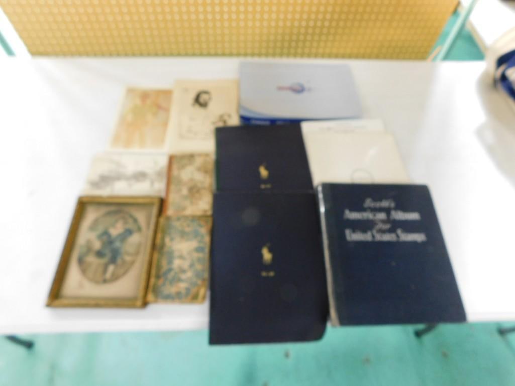 Stamp Album Partially Filled, Ralph Lauren Stock Holder Annual Meeting Booklets, Douglas Aircraft Ep (1 of 18)