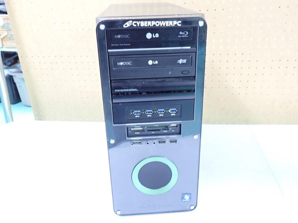 Older Cyberpower PC Gaming Computer with Partially Clear Case Untested DDR 3 Ram 500 Gig Hard drive (1 of 15)
