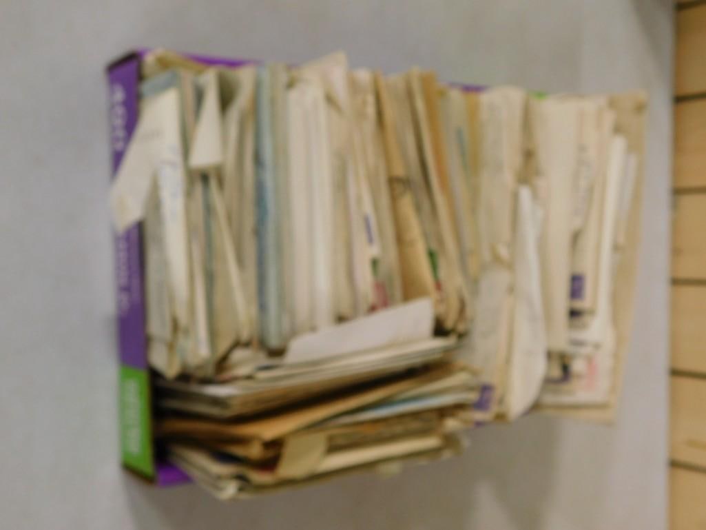 Vintage Ephemera Lot incl Greeting Cards, Correspondence, Stamps, etc (1 of 8)