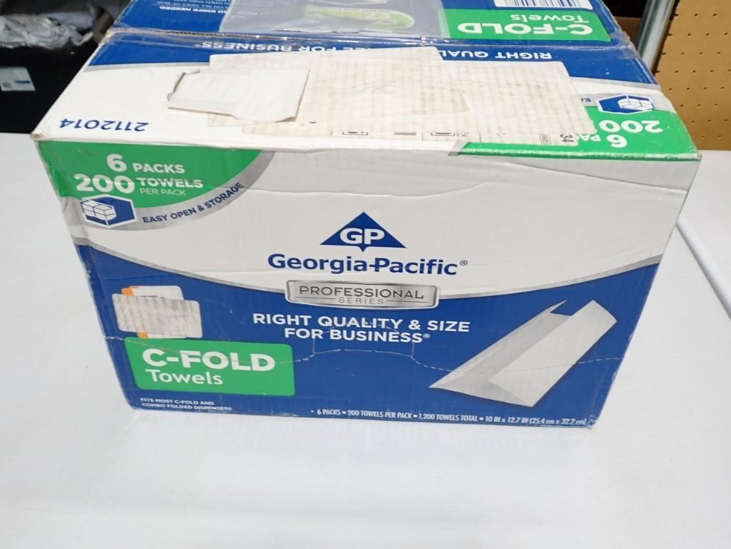 Georgia Pacific 6 Packs of 200 Towels per Pack C Fold Towels (1 of 4)