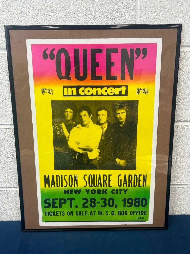 Queen Madison Square Garden Poster Framed (1 of 3)