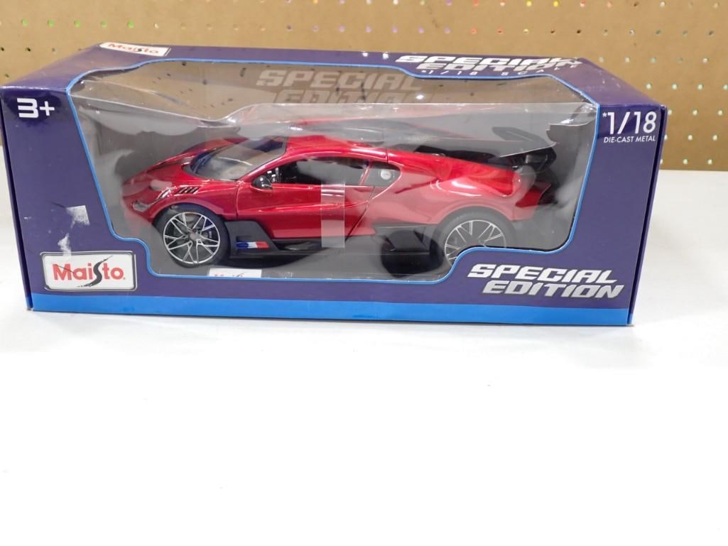 Maisto Bugatti Divo Special Edition 1/18 Scale Model Car New in Box (1 of 5)