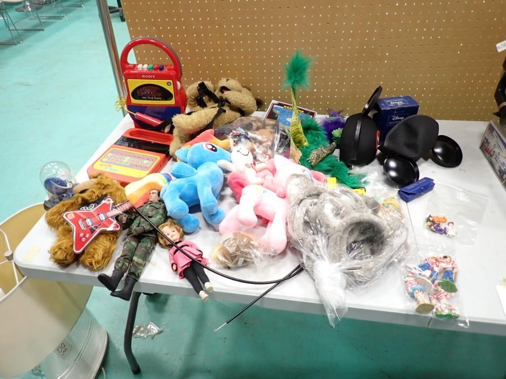 Toy Lot incl Albert Alfaro Puppets, My Little Pony, Great Wolf Lodge Ears, Mickey Mouse Ears, (1 of 16)