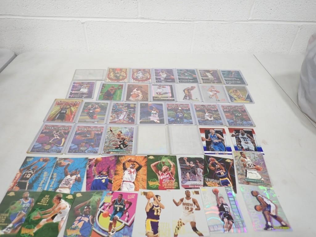 Lot of assorted NBA Insert Basketball cards (1 of 10)