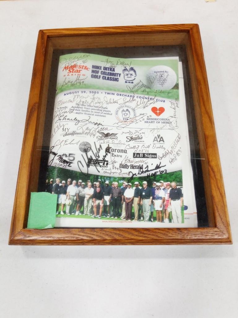Mike Ditka Celebrity Golf Classic Program Signed Mike Ditka and Many More NO COA: Mike Ditka Celebrity Golf Classic Program Signed Mike Ditka and Many More NO COA