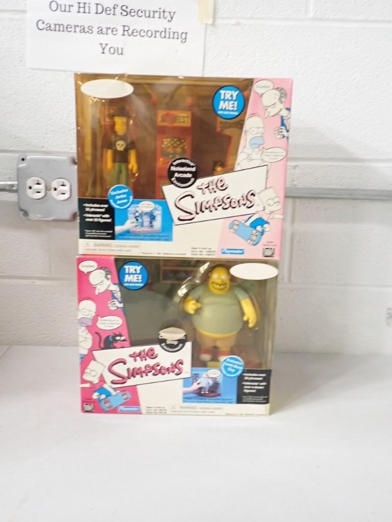 2 The Simpsons Interactive Environment Toys incl Comic Book Shop and Noiseland Arcade (1 of 4)