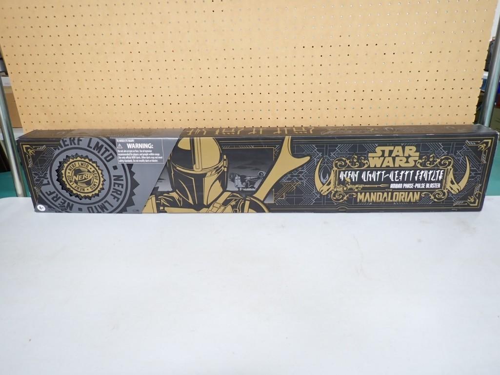 Star Wars The Mandalorian Nerf Amban Phase Pulse Plaster in Original Box: Star Wars The Mandalorian Nerf Amban Phase Pulse Plaster in Original Box