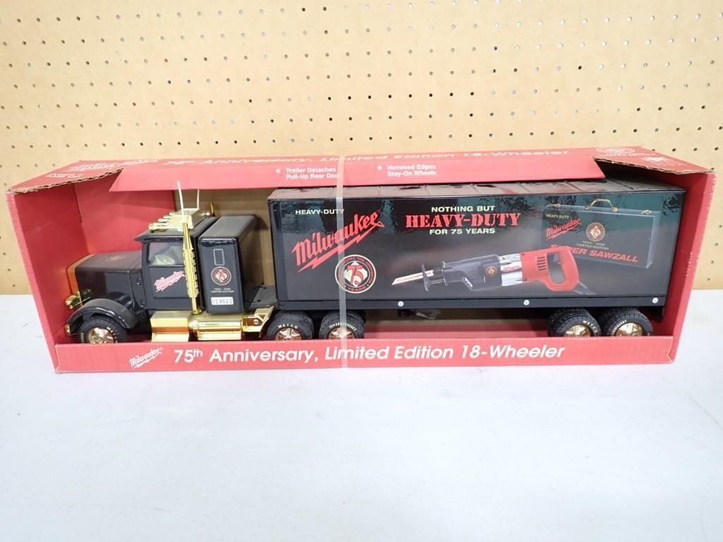 Nylint Milwaukee Tools 18 Wheeler Toy Truck Limited Edition 75th Anniversary 1924-1999 New in Packag (1 of 7)
