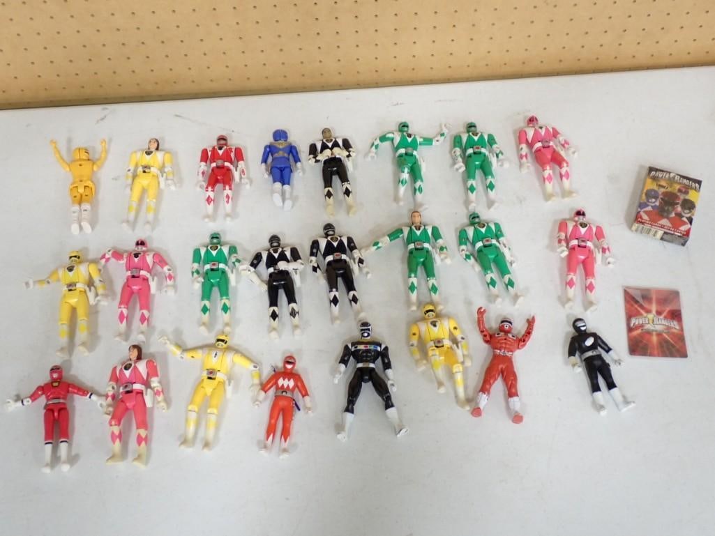 Lot of Toy Action Figures Mostly Mighty Morphin Power Rangers (1 of 6)