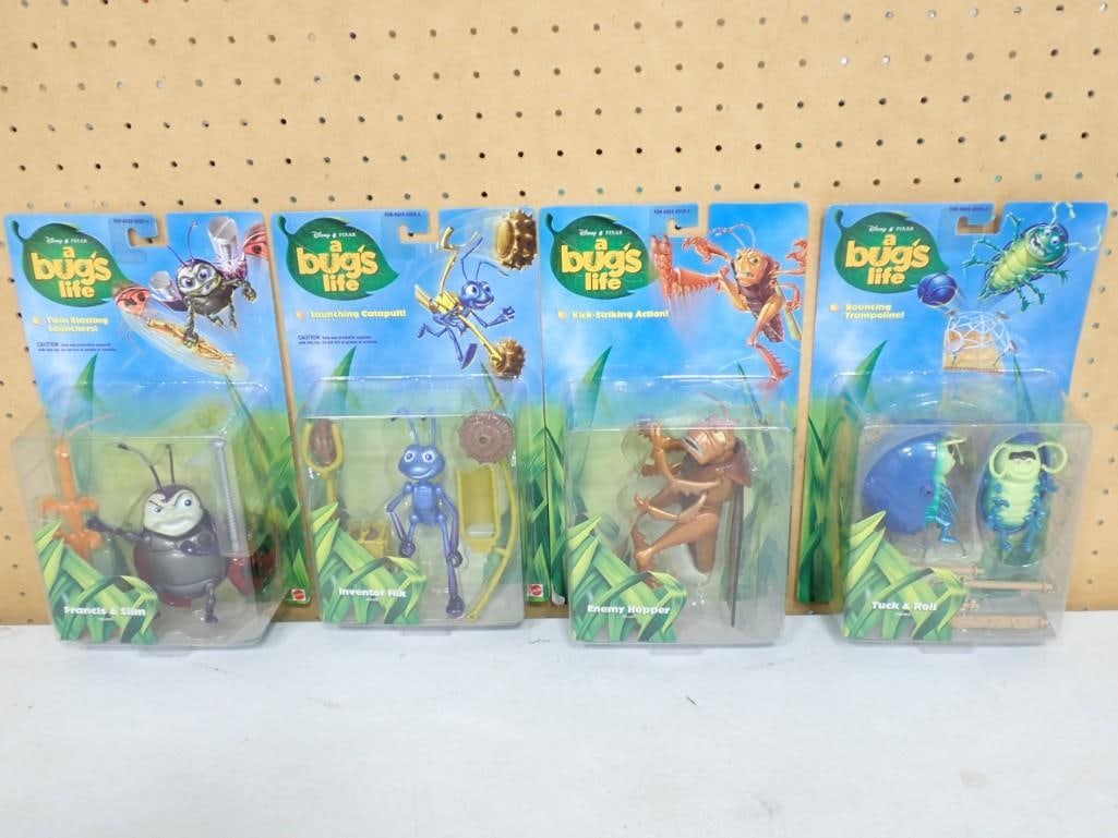 4 A Bug's Life Action Figures New in Package (1 of 10)