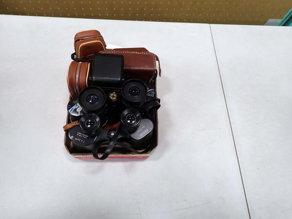 Camera, Binoculars, Cases and Accessories Lot including Kodak, Tasco, etc. (1 of 5)