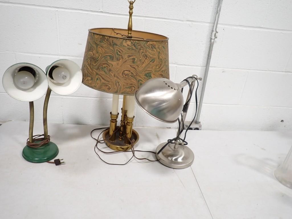 3 Lamps incl 2 Desk Lamps and a Table Lamp (1 of 5)