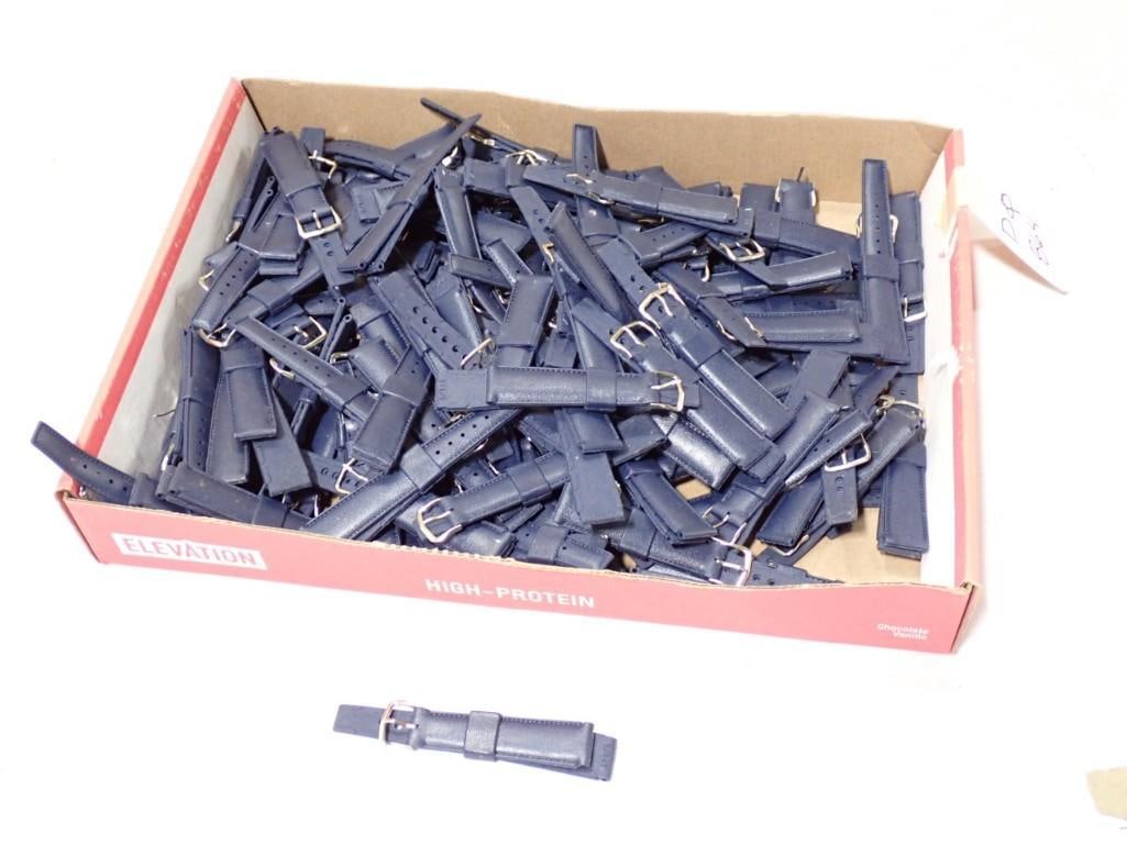 Large Lot of Blue Watch Bands New Old Stock NOS (1 of 5)