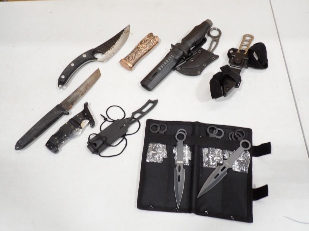 Lot of Knives with Sheaths (1 of 7)