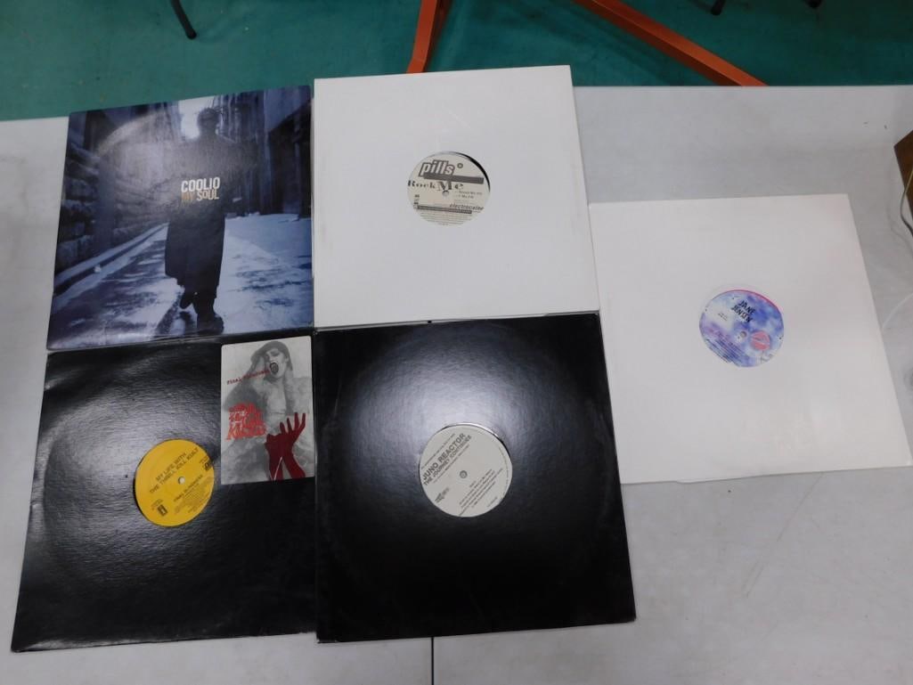 Promotional Albums Vinyl Records incl Coolio My Soul, Pills Rock Me, Juno Reactor The Journey: Promotional Albums Vinyl Records incl Coolio My Soul, Pills Rock Me, Juno Reactor The Journey Continues, Jane Jensen, My Life with The Thrill Kill Cult