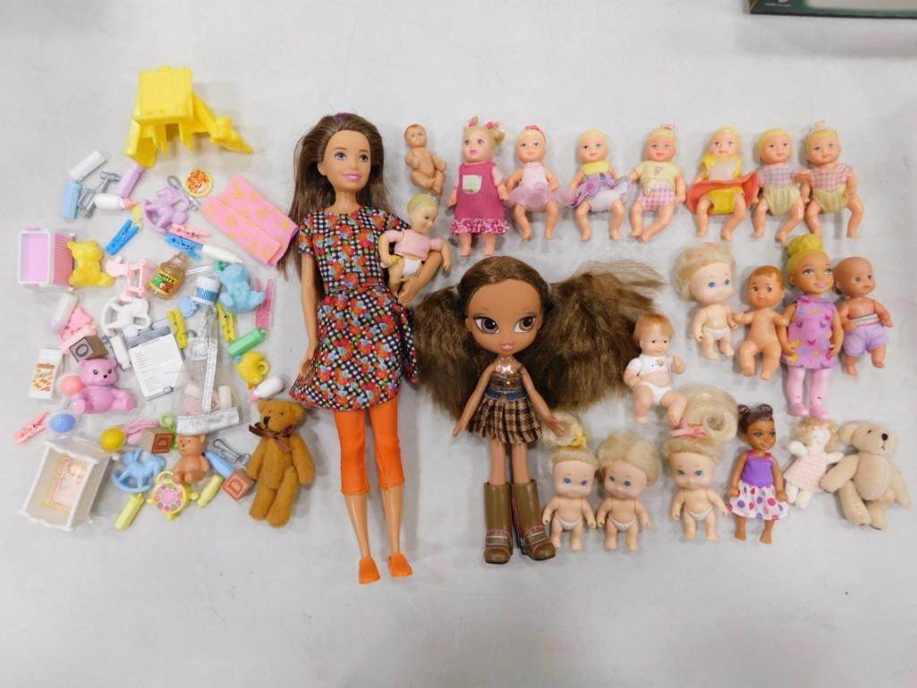 Barbie Happy Family Krissy Baby Dolls, Friends, & Accessories Lot (1 of 7)