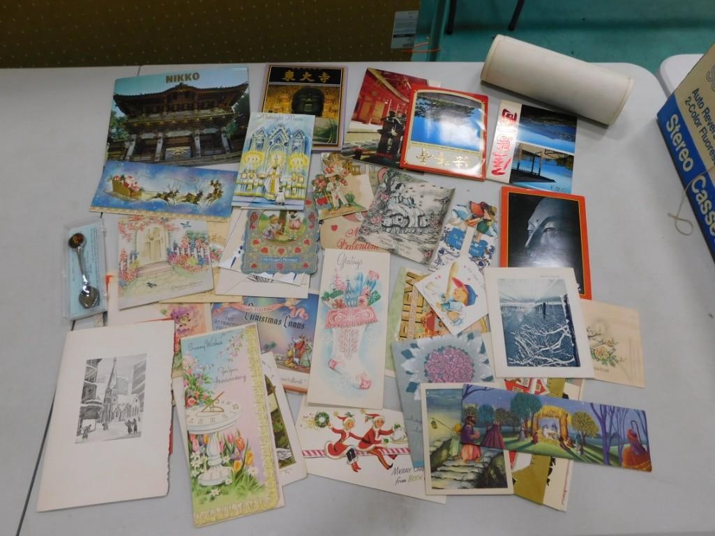 Vintage Ephemera incl Greeting Cards, Maps, Photos, Etc (1 of 10)