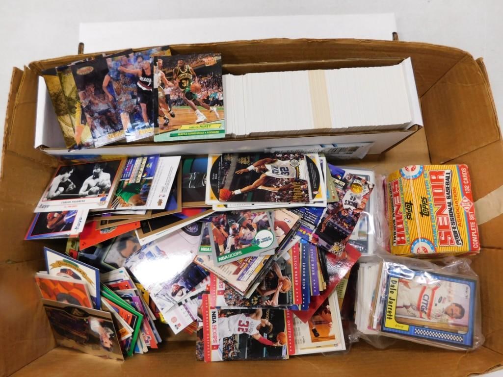 Assorted Sports Cards including Basketball, Baseball, Boxing, Car Racing, etc.: Assorted Sports Cards including Basketball, Baseball, Boxing, Car Racing, etc.