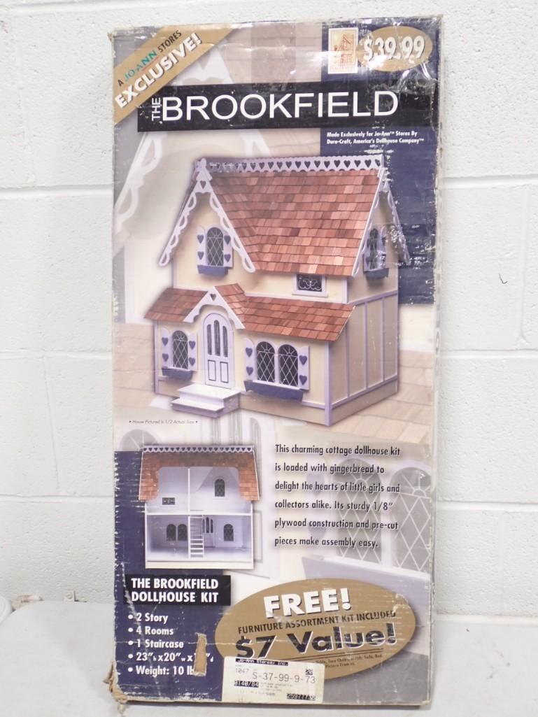 The Brookfield Dollhouse Kit: The Brookfield Dollhouse Kit Condition: Comes with everything that you see in the pictures. Unchecked for completeness