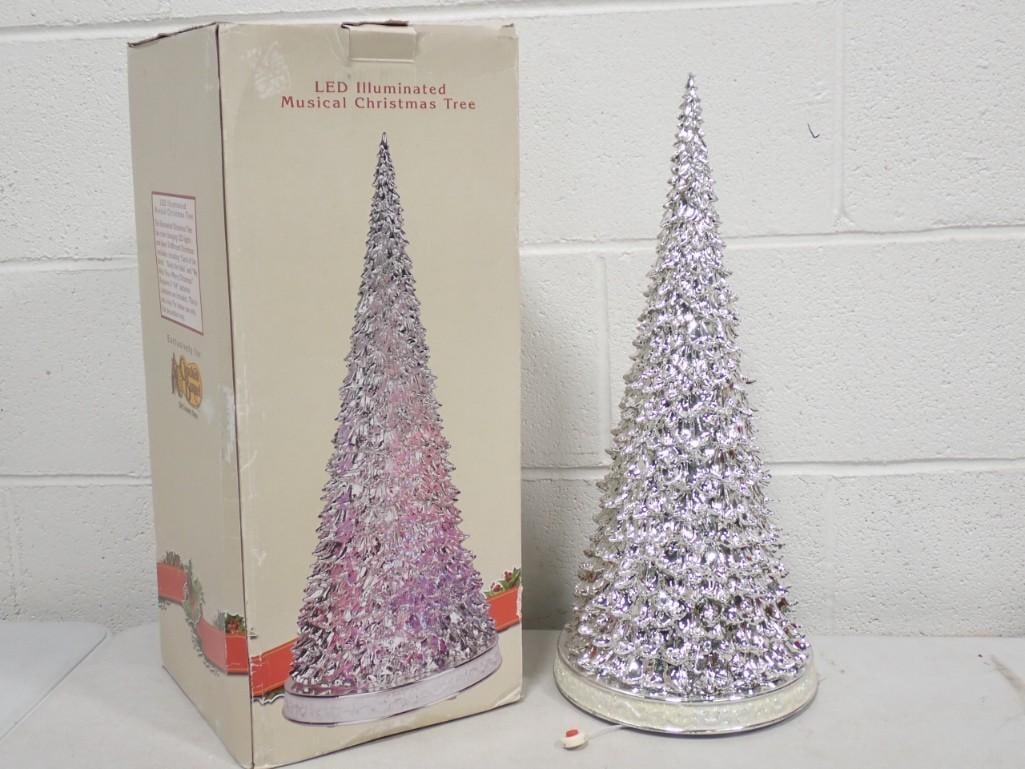 LED Illuminated Musical Christmas Tree in Original Box (1 of 7)