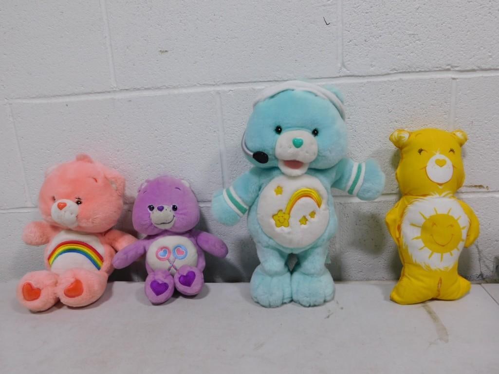 4 Care Bears Plush: 4 Care Bears Plush including 1 animated. Animated one is untested