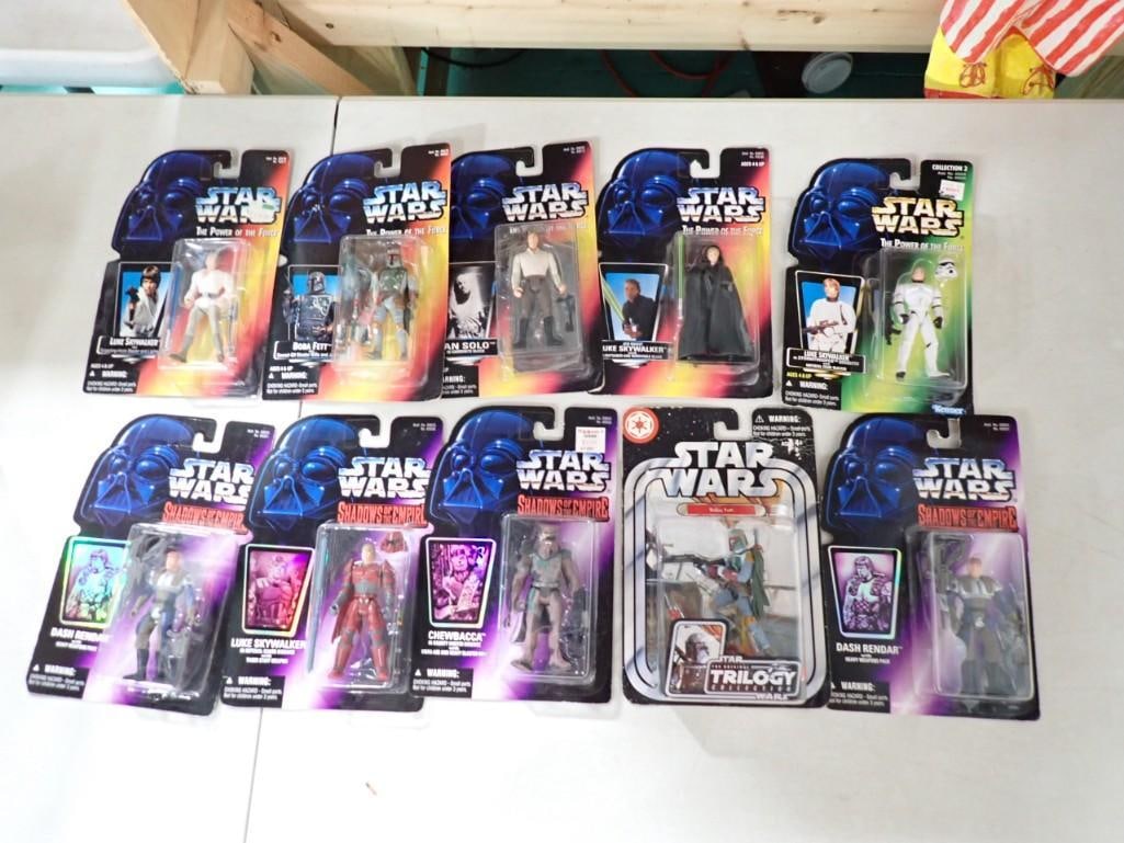 10 Star Wars Action Figures New in Package (1 of 7)