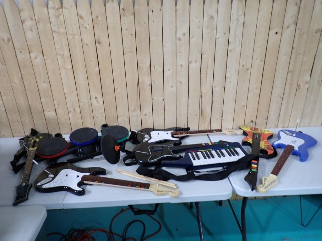 Video Game Instruments incl Guitars, Drums, Keyboard, etc (1 of 11)