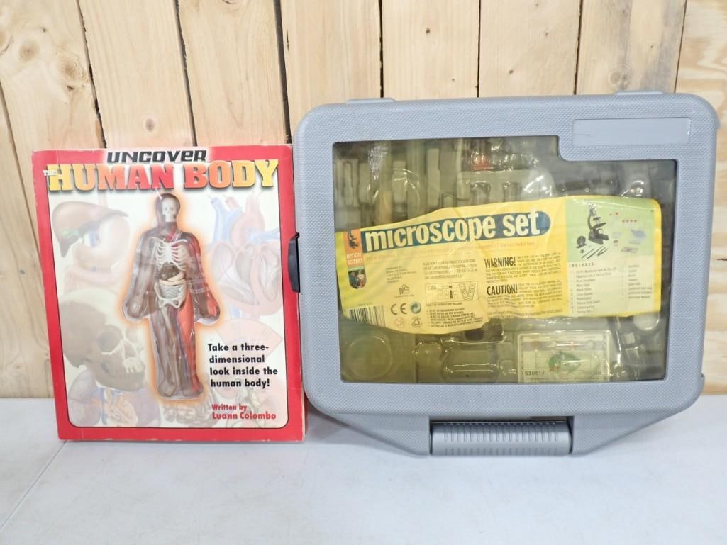 Microscope and Uncover Human Body Book and Model (1 of 8)